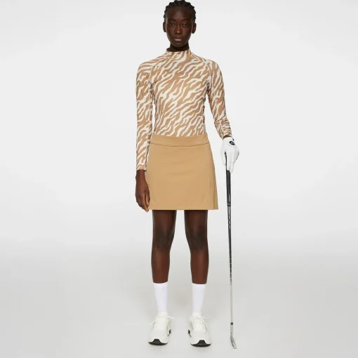 Amelie Mid Skirt Tigers Eye