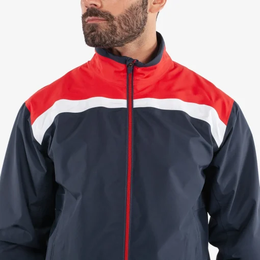 Anton GORE-TEX Waterproof Jacket Navy/Red