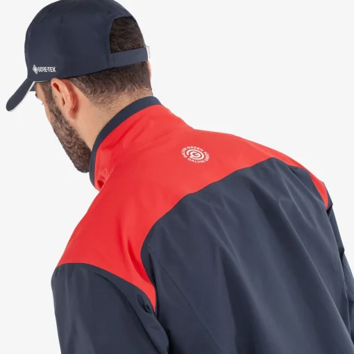 Anton GORE-TEX Waterproof Jacket Navy/Red