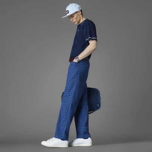 Archive Plaid Trousers Night Indigo/Royal Blue