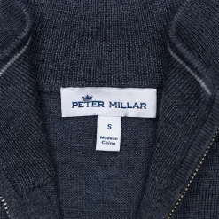 Autumn Crest Quarter Zip Merino Knit Mid Layer Charcoal