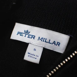 Autumn Crest Quarter Zip Knit Black