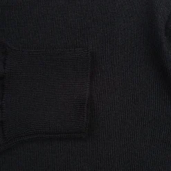 Autumn Crest Quarter Zip Knit Black