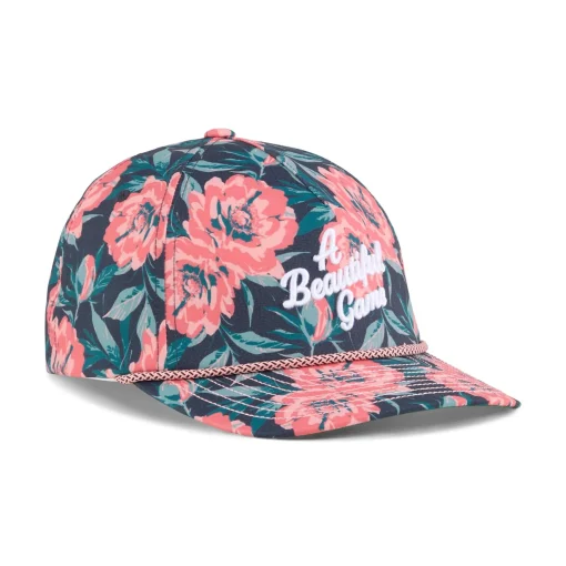 Beautiful Game Golf Hat Dark Myrtle/Pink Fruit