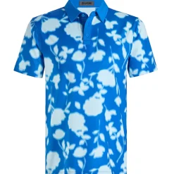 Blur Floral Tech Jersey Polo Lisbon