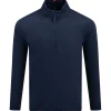 Brushed Back Tech Quarter Zip Mid Layer Twilight