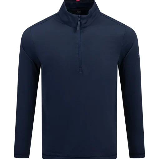 Brushed Back Tech Quarter Zip Mid Layer Twilight