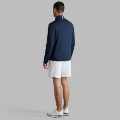 Brushed Back Tech Quarter Zip Mid Layer Twilight