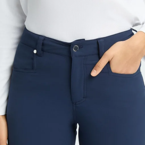 Chie Brushed Trousers Navy