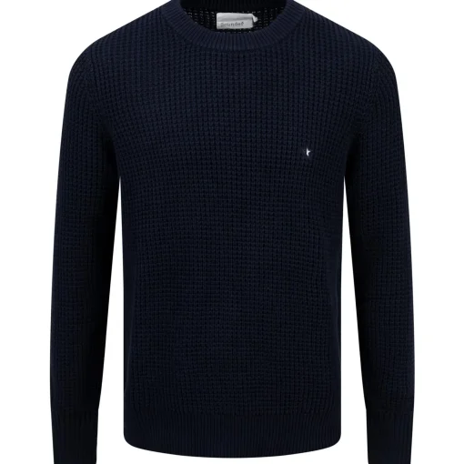 Chunky Knit Deep Navy