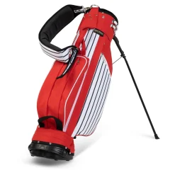 Classic Stand Bag Red Pinstripe