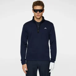 Clide Quarter Zip Mid Layer JL Navy