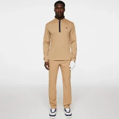 Clide Quarter Zip Mid Layer Tigers Eye