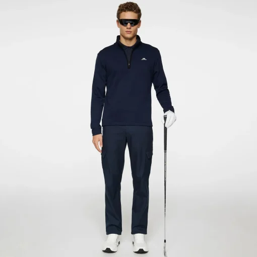 Clide Quarter Zip Mid Layer JL Navy
