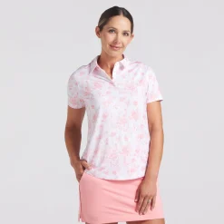 Cloudspun Toile Polo Pink Fruit