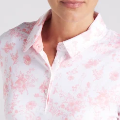 Cloudspun Toile Polo Pink Fruit