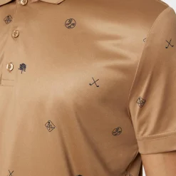 Club House Motif Polo Golf Micro Tigers Eye