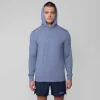 Clyde Hoodie Blue Marl