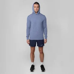 Clyde Hoodie Blue Marl
