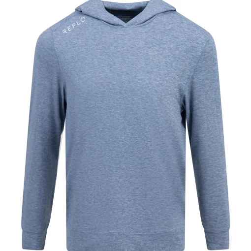 Clyde Hoodie Blue Marl