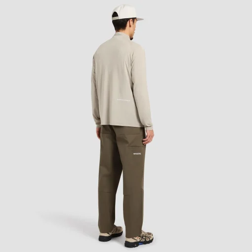 Course Quarter Zip Mid Layer Sand