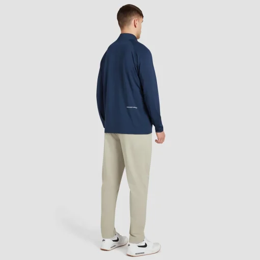 Course Quarter Zip Mid Layer Navy