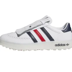 Coursecup Spikeless Golf Shoes White/Indigo/Scarlet