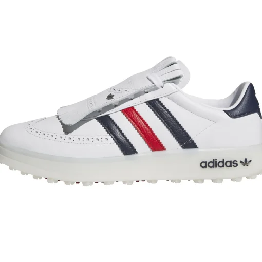Coursecup Spikeless Golf Shoes White/Indigo/Scarlet