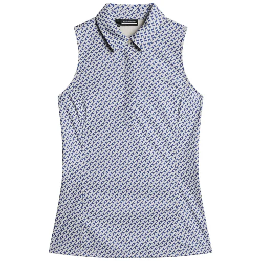 Dena Print SL TX Jersey Polo Tour Geo Moonbeam