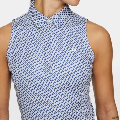 Dena Print SL TX Jersey Polo Tour Geo Moonbeam