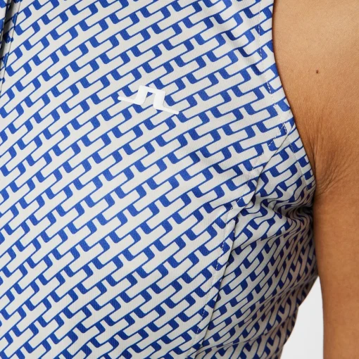 Dena Print SL TX Jersey Polo Tour Geo Moonbeam