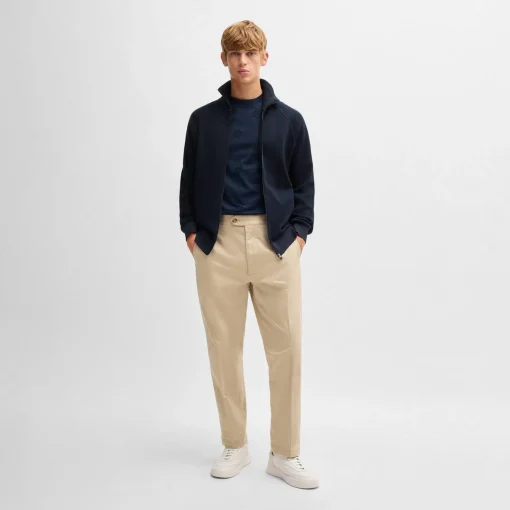 Domico Full Zip Cardigan Dark Blue