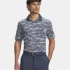 Drive Chill Printed Polo Downpour Grey/White/Navy