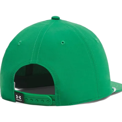 Drive 5-Panel Snapback Hat Team Green/White