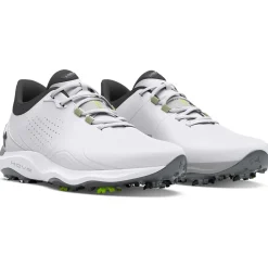 Drive Pro Wide Spiked Golf Shoes White/Grey
