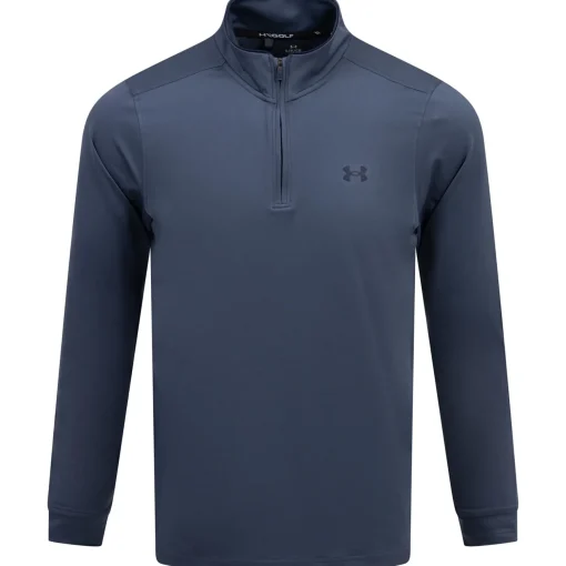Drive Quarter Zip Mid Layer Downpour Grey/Midnight Navy