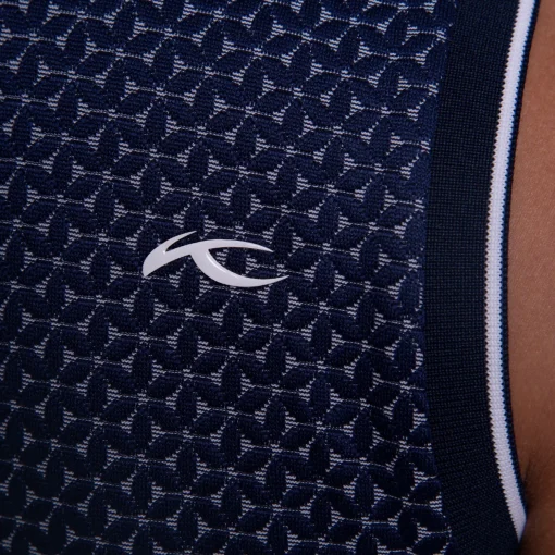 Ella Structure SL Polo Atlanta Blue/White