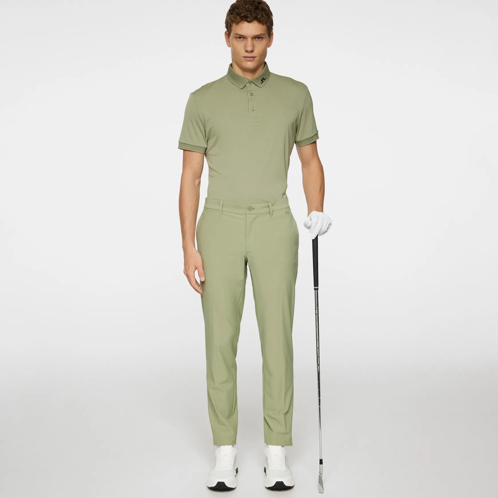 Ellott Micro High Stretch Trousers Oil Green