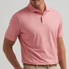 Espresso Martinis Performance Jersey Polo Pink Crepe