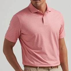 Espresso Martinis Performance Jersey Polo Pink Crepe