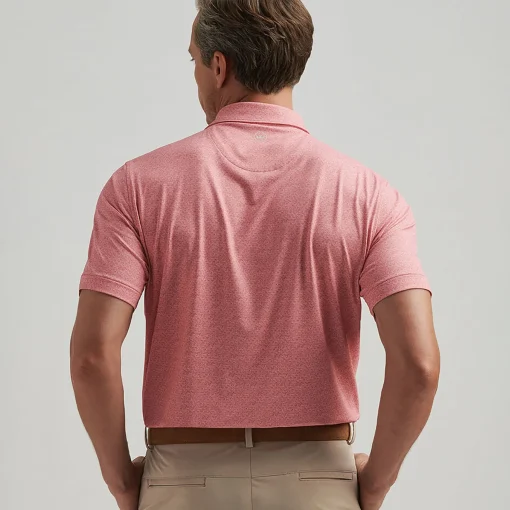 Espresso Martinis Performance Jersey Polo Pink Crepe