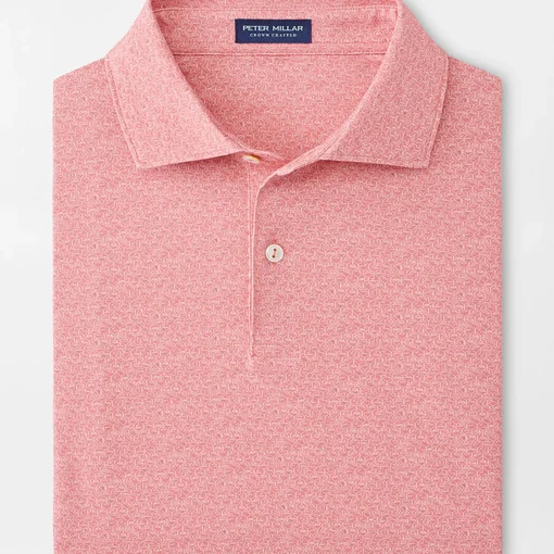 Espresso Martinis Performance Jersey Polo Pink Crepe