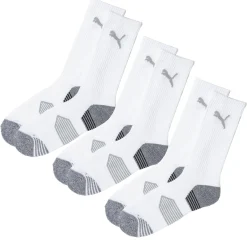 Essential Crew Cut Sock Three Pack White