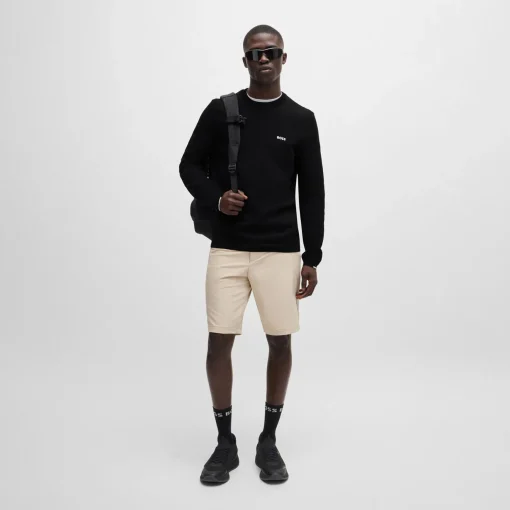 Ever Cotton Crew Neck Sweatshirt Black
