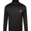 Evergreen Performance Buckets Quarter Zip Black