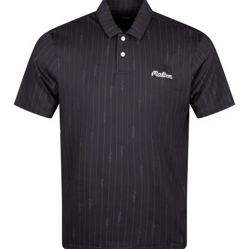 Evergreen Performance Pique Polo Black/Cool Grey