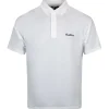 Evergreen Raglan Sleeve Mesh Polo White