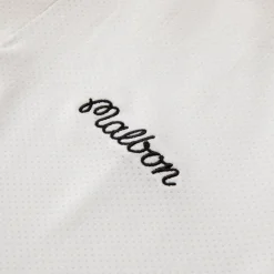 Evergreen Raglan Sleeve Mesh Polo White