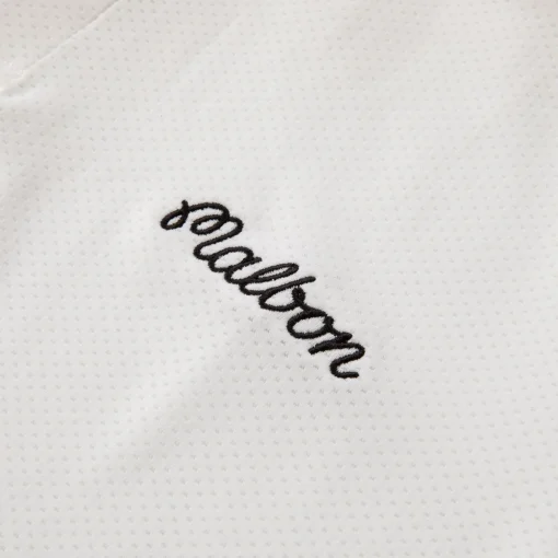 Evergreen Raglan Sleeve Mesh Polo White
