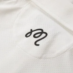 Evergreen Raglan Sleeve Mesh Polo White